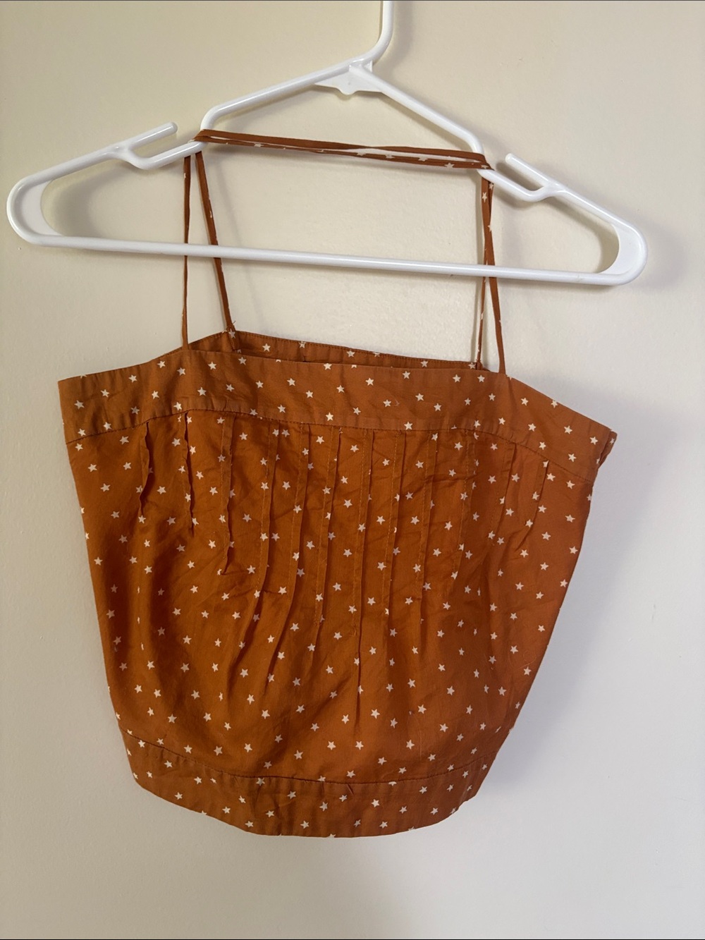 Marc Jacobs Rust Starprint Spaghetti-Strap Cami